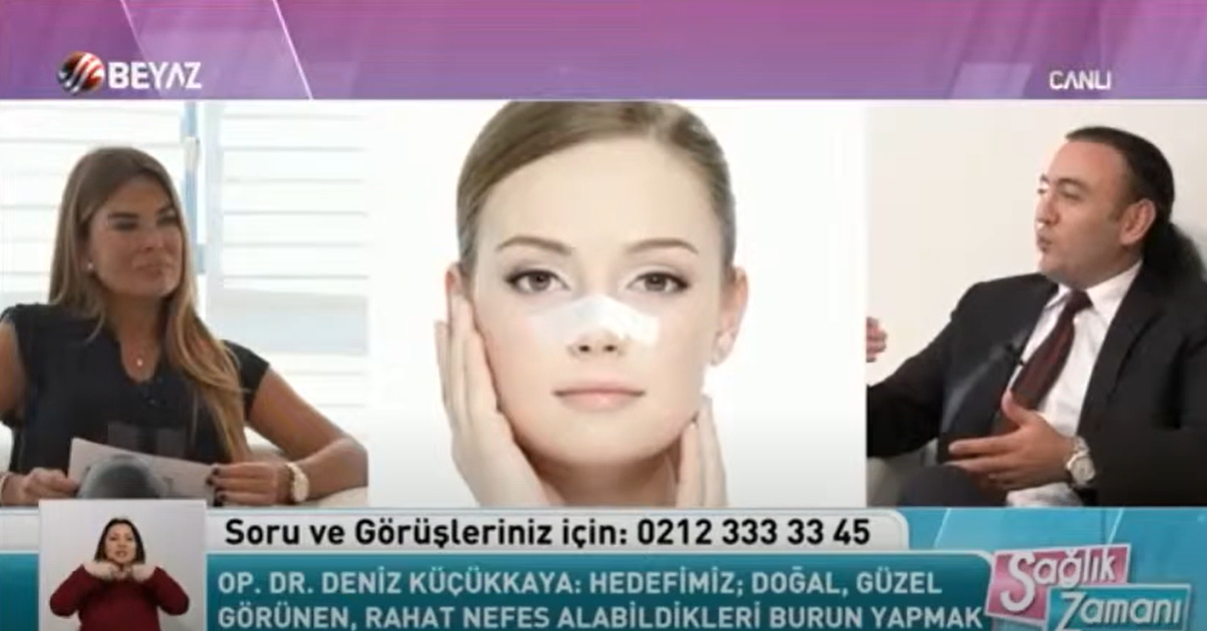 Op.Dr.Deniz Küçükkaya,Burun Estetiği hakkında bilgiler veriyor 2